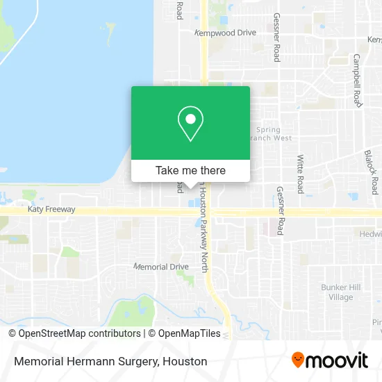 Memorial Hermann Surgery map