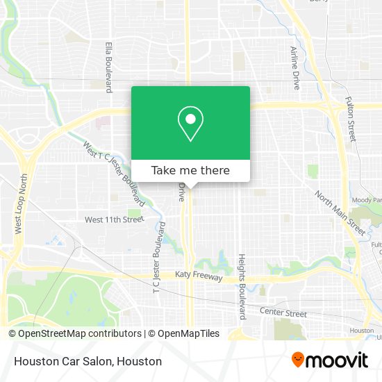 Mapa de Houston Car Salon