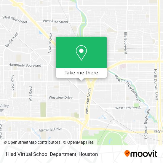 Hisd Virtual School Department map