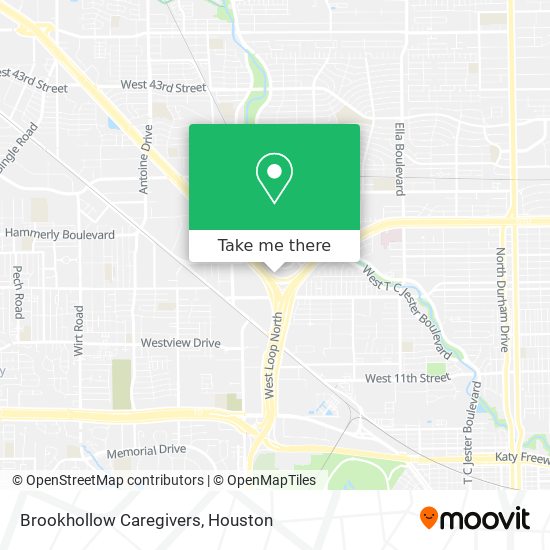 Brookhollow Caregivers map