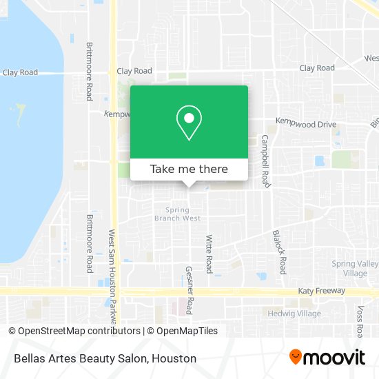 Mapa de Bellas Artes Beauty Salon