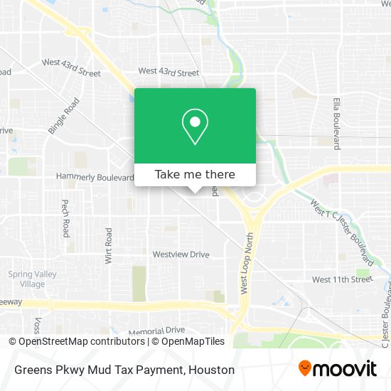 Greens Pkwy Mud Tax Payment map