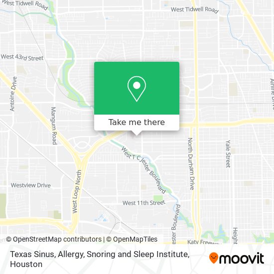 Mapa de Texas Sinus, Allergy, Snoring and Sleep Institute