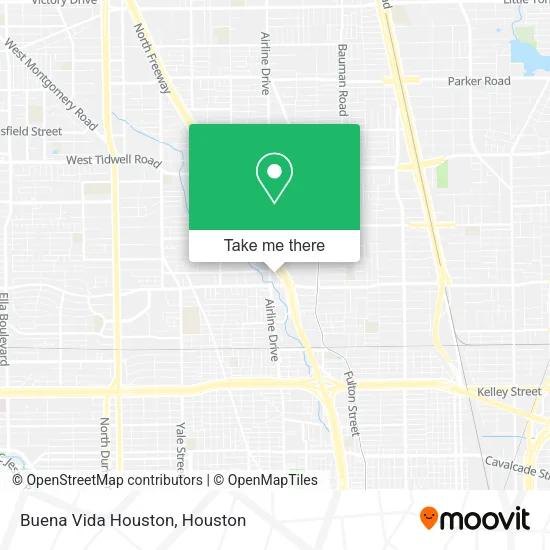 Buena Vida Houston map