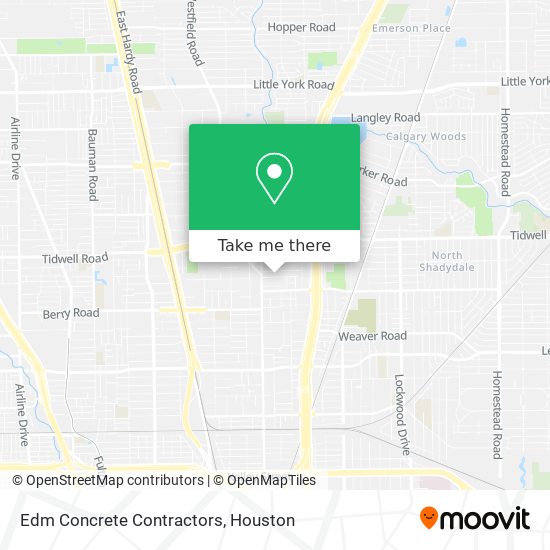 Edm Concrete Contractors map