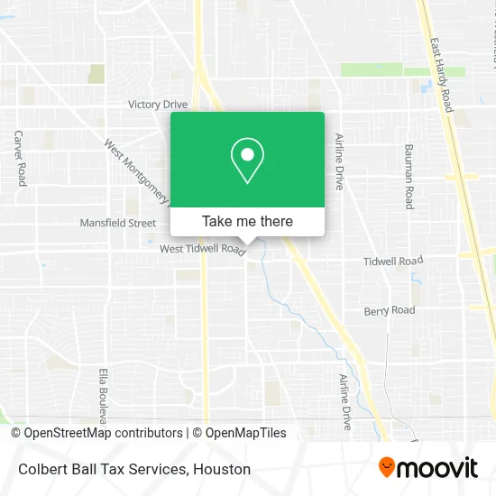 Colbert Ball Tax Services map