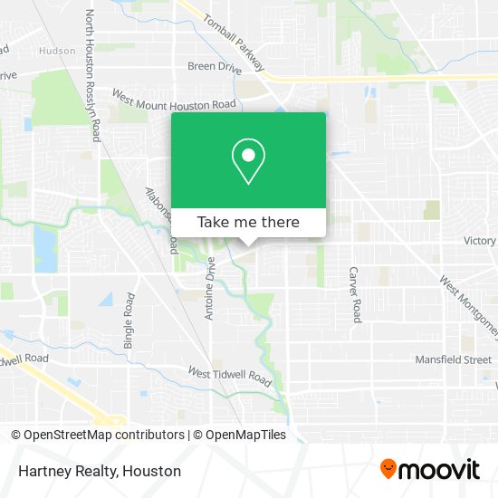 Hartney Realty map