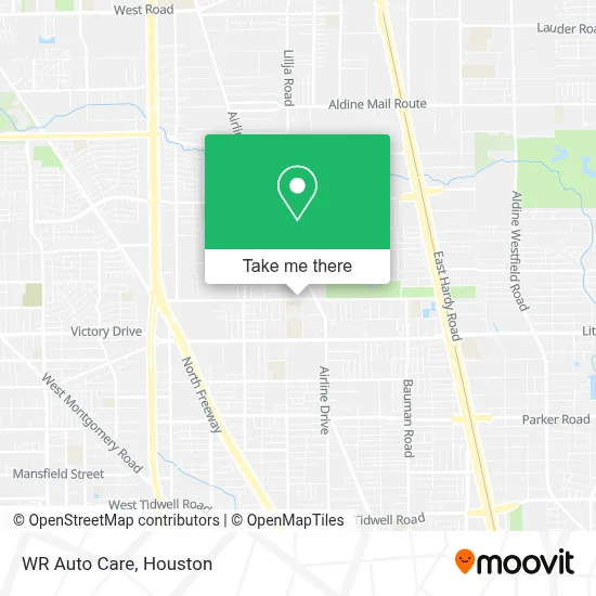 WR Auto Care map