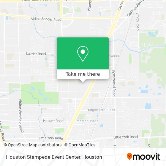 Mapa de Houston Stampede Event Center