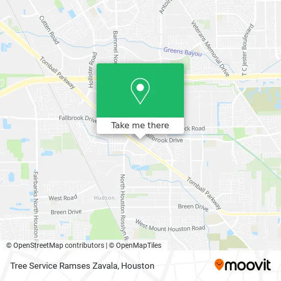 Tree Service Ramses Zavala map