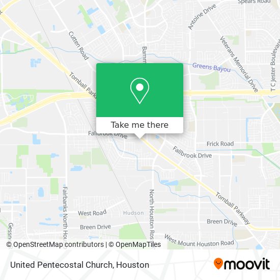 United Pentecostal Church map