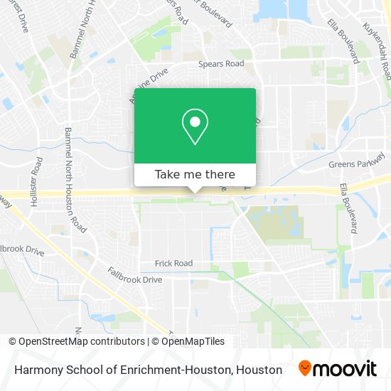 Harmony School of Enrichment-Houston map