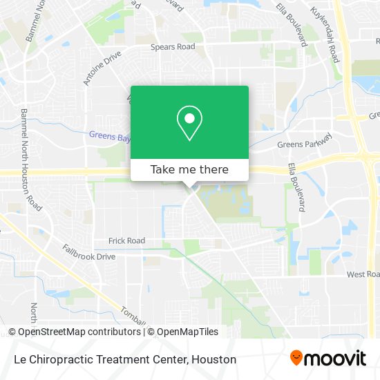 Le Chiropractic Treatment Center map