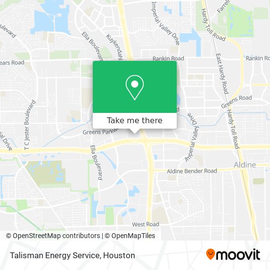 Talisman Energy Service map