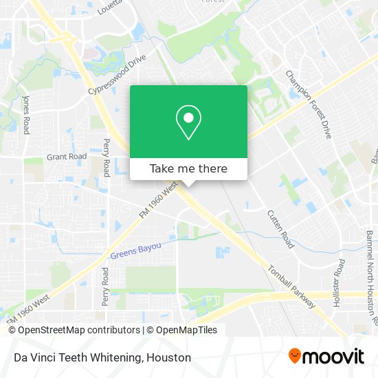 Da Vinci Teeth Whitening map