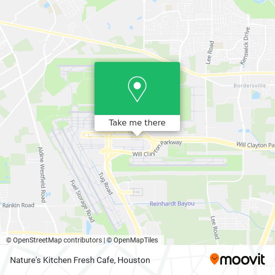 Nature's Kitchen Fresh Cafe map