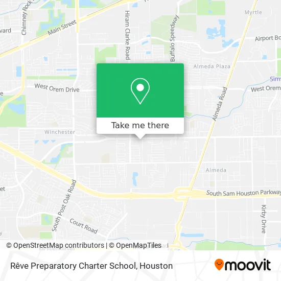 Rêve Preparatory Charter School map