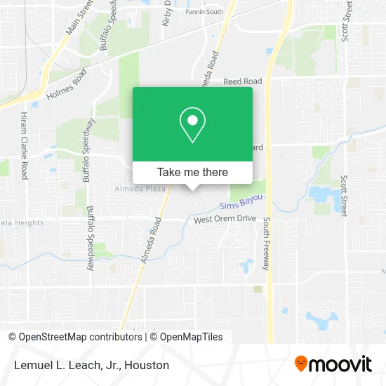 Lemuel L. Leach, Jr. map