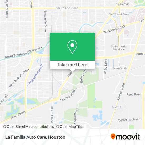 La Familia Auto Care map