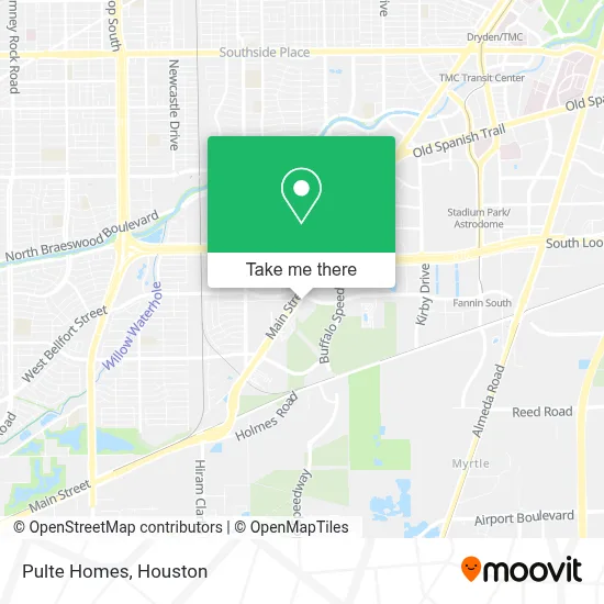 Pulte Homes map