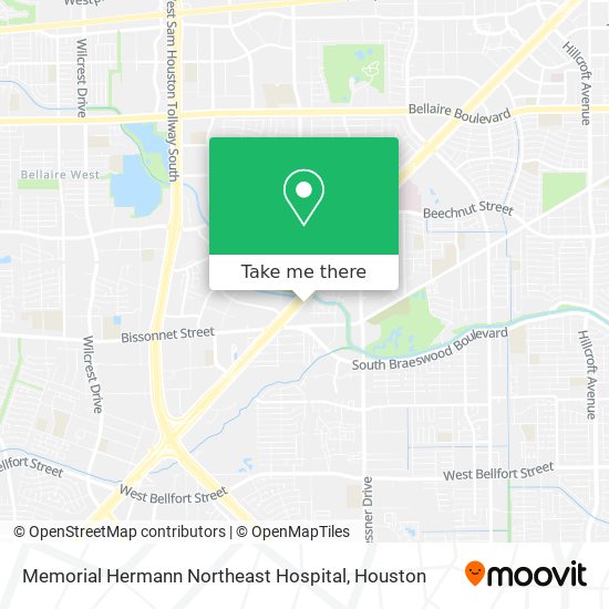 Memorial Hermann Northeast Hospital map