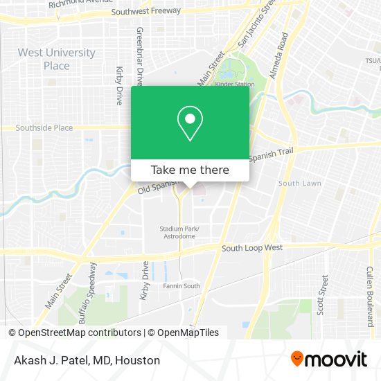 Mapa de Akash J. Patel, MD