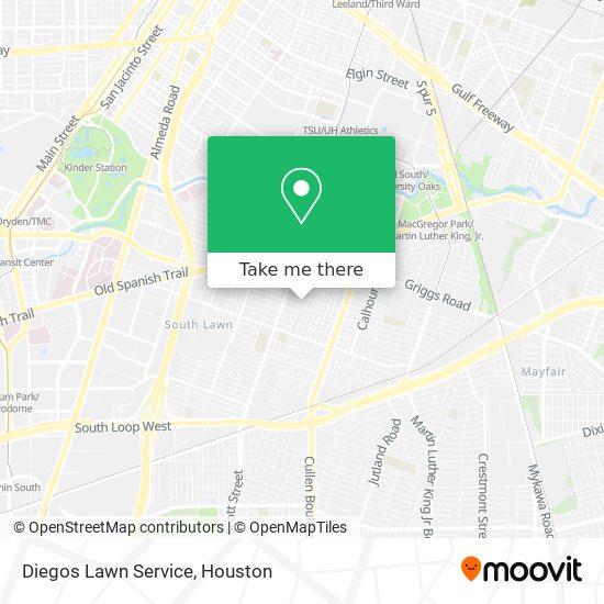 Mapa de Diegos Lawn Service