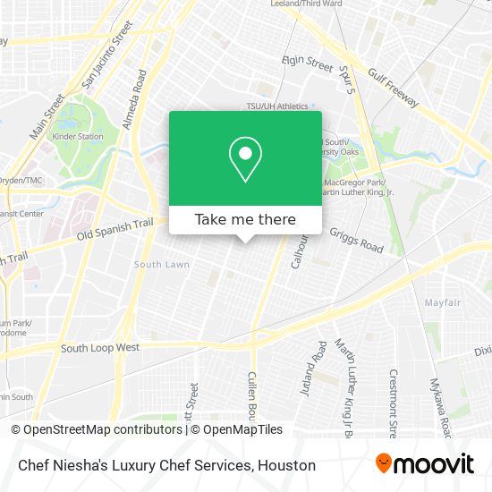 Chef Niesha's Luxury Chef Services map