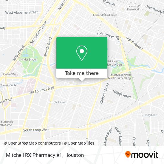 Mitchell RX Pharmacy #1 map