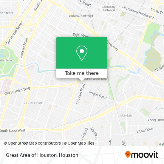 Great Area of Houston map