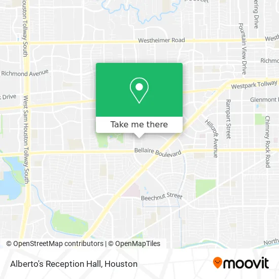 Mapa de Alberto's Reception Hall