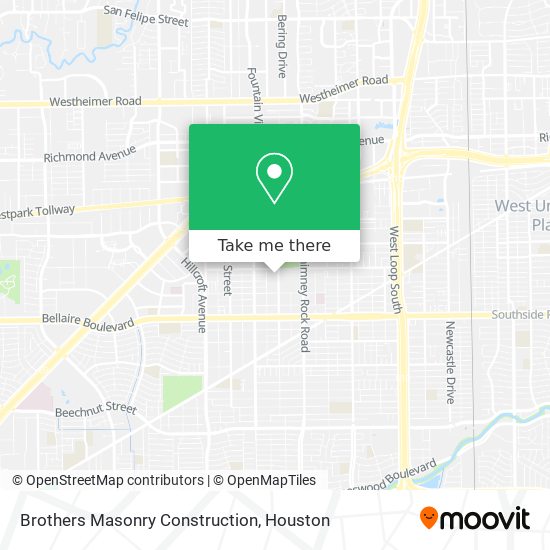 Mapa de Brothers Masonry Construction