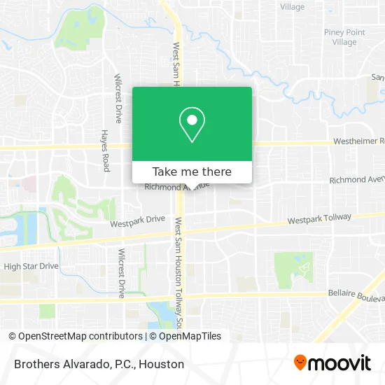 Brothers Alvarado, P.C. map