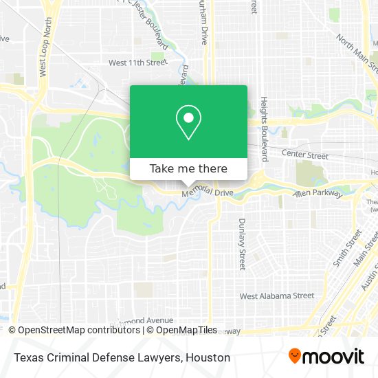 Texas Criminal Defense Lawyers map
