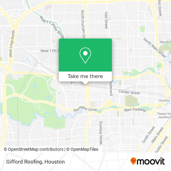 Gifford Roofing map