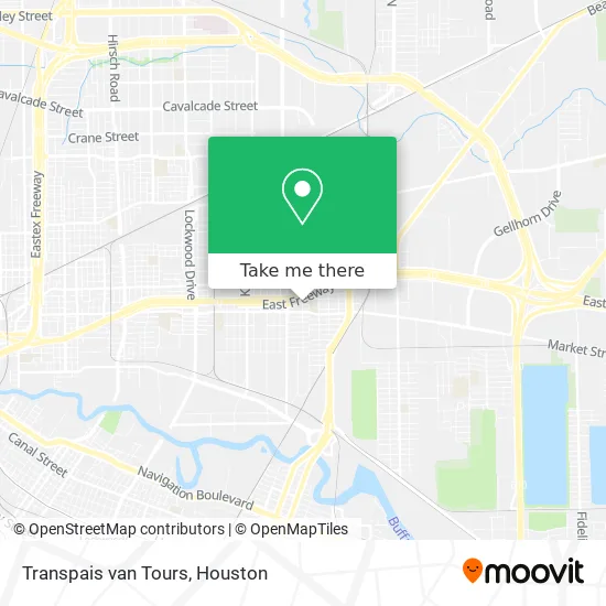 Transpais van Tours map