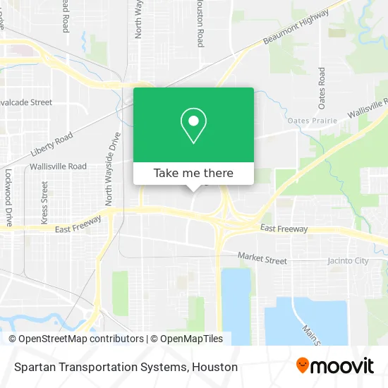 Spartan Transportation Systems map