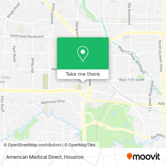 American Medical Direct map