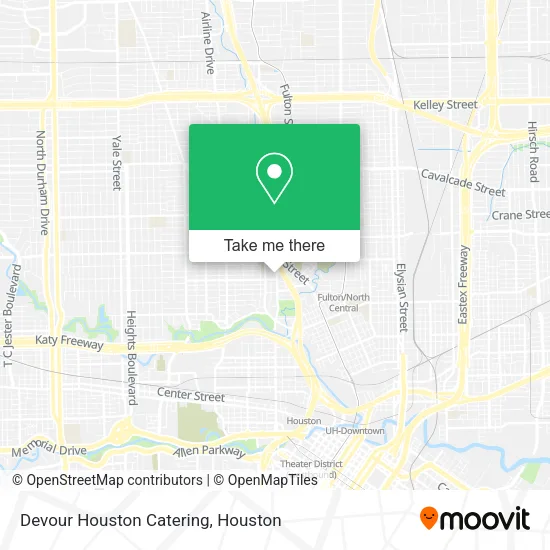 Devour Houston Catering map