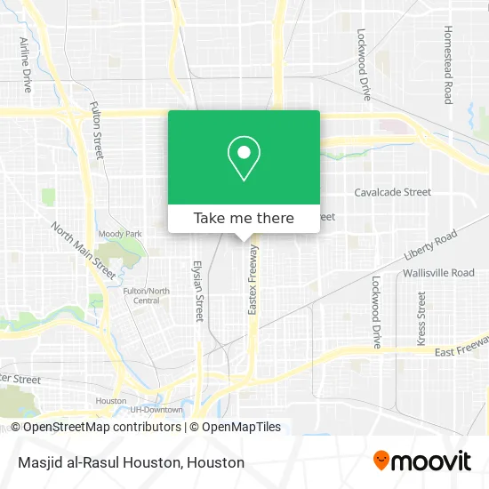 Masjid al-Rasul Houston map