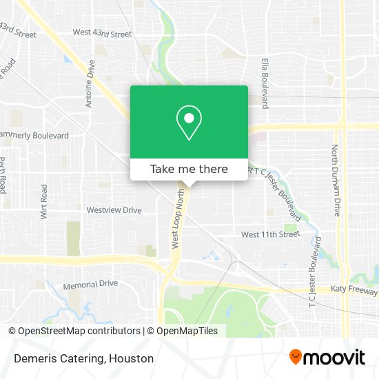 Demeris Catering map