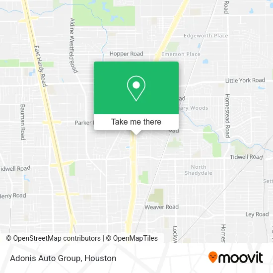 Adonis Auto Group map