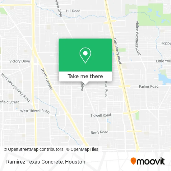Ramirez Texas Concrete map