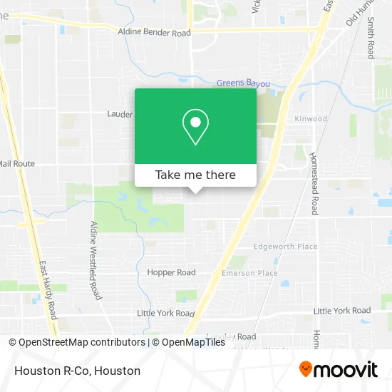 Houston R-Co map