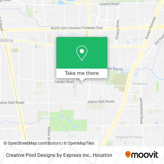 Creative Pool Designs by Express Inc. map