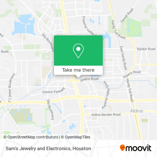 Sam's Jewelry and Electronics map