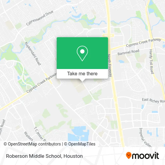 Roberson Middle School map