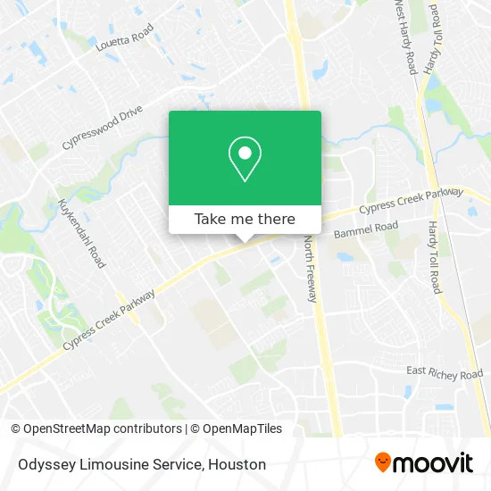 Odyssey Limousine Service map