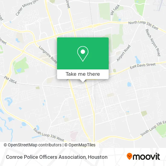 Conroe Police Officers Association map