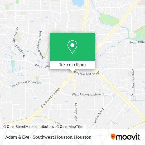 Mapa de Adam & Eve - Southwest Houston
